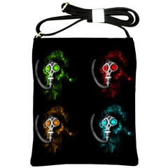 Gas Mask Shoulder Sling Bags by Valentinaart