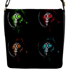 Gas Mask Flap Messenger Bag (s) by Valentinaart