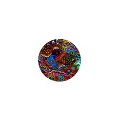 Art Color Dark Detail Monsters Psychedelic 1  Mini Buttons by BangZart