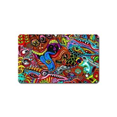 Art Color Dark Detail Monsters Psychedelic Magnet (name Card) by BangZart