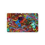 Art Color Dark Detail Monsters Psychedelic Magnet (Name Card) Front