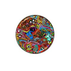 Art Color Dark Detail Monsters Psychedelic Hat Clip Ball Marker (4 Pack) by BangZart