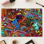 Art Color Dark Detail Monsters Psychedelic Cosmetic Bag (XXL)  Back