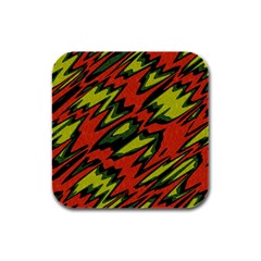 Distorted shapes                           Rubber Square Coaster (4 pack