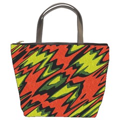 Distorted Shapes                      Bucket Bag by LalyLauraFLM