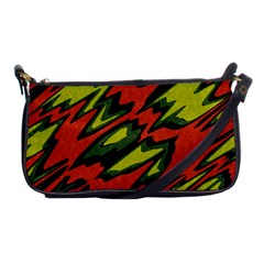 Distorted shapes                           Shoulder Clutch Bag