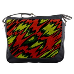 Distorted Shapes                           Messenger Bag by LalyLauraFLM