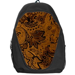 Art Traditional Batik Flower Pattern Backpack Bag by BangZart