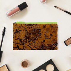 Art Traditional Batik Flower Pattern Cosmetic Bag (xs) by BangZart