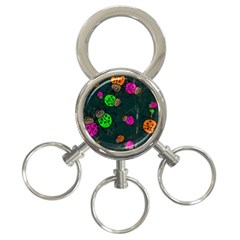 Abstract Bug Insect Pattern 3-ring Key Chains by BangZart