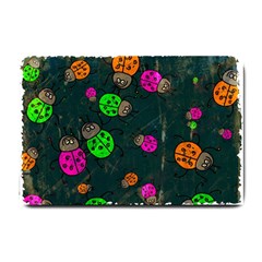 Abstract Bug Insect Pattern Small Doormat  by BangZart