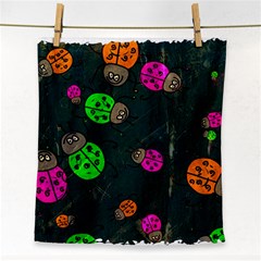 Abstract Bug Insect Pattern Face Towel by BangZart