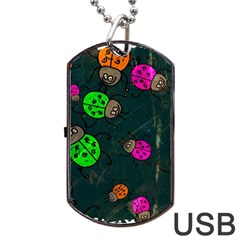 Abstract Bug Insect Pattern Dog Tag Usb Flash (one Side) by BangZart