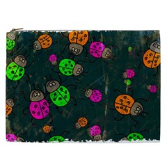 Abstract Bug Insect Pattern Cosmetic Bag (xxl)  by BangZart