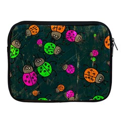 Abstract Bug Insect Pattern Apple Ipad 2/3/4 Zipper Cases by BangZart