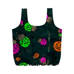 Abstract Bug Insect Pattern Full Print Recycle Bags (m)  by BangZart