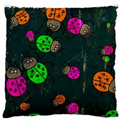 Abstract Bug Insect Pattern Standard Flano Cushion Case (one Side) by BangZart