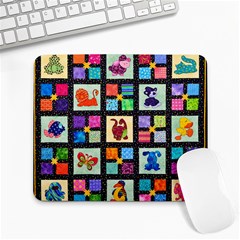 Animal Party Pattern Large Mousepads by BangZart