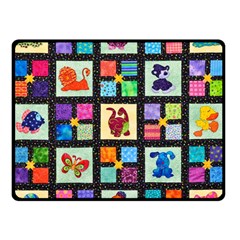 Animal Party Pattern Fleece Blanket (small) by BangZart