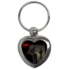 Night Walk Key Chains (heart)  by Valentinaart