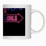 Night walk White Mugs Right