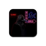 Night walk Rubber Coaster (Square)  Front