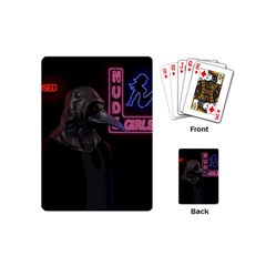 Night Walk Playing Cards (mini)  by Valentinaart