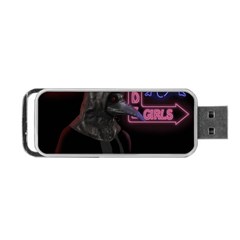 Night Walk Portable Usb Flash (two Sides) by Valentinaart