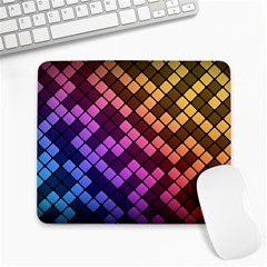 Abstract Small Block Pattern Large Mousepads by BangZart