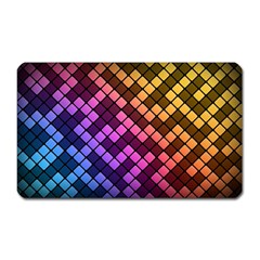 Abstract Small Block Pattern Magnet (rectangular) by BangZart