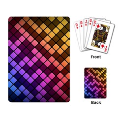 Abstract Small Block Pattern Playing Card by BangZart