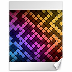 Abstract Small Block Pattern Canvas 18  X 24   by BangZart