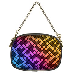 Abstract Small Block Pattern Chain Purses (one Side)  by BangZart