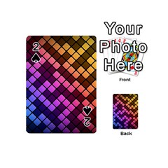 Abstract Small Block Pattern Playing Cards 54 (mini)  by BangZart