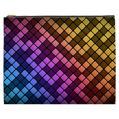 Abstract Small Block Pattern Cosmetic Bag (xxxl)  by BangZart