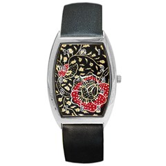 Art Batik Pattern Barrel Style Metal Watch by BangZart