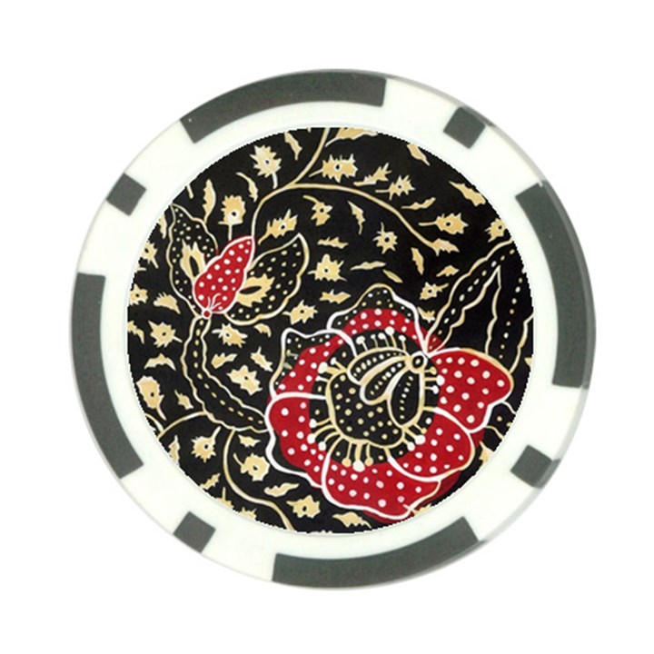 Art Batik Pattern Poker Chip Card Guard (10 pack)