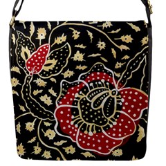 Art Batik Pattern Flap Messenger Bag (s) by BangZart