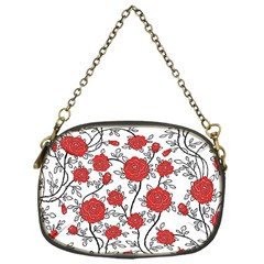 Texture Roses Flowers Chain Purses (one Side)  by BangZart