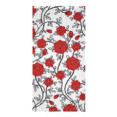 Texture Roses Flowers Shower Curtain 36  X 72  (stall)  by BangZart