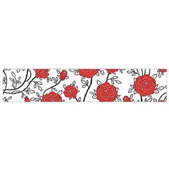 Texture Roses Flowers Flano Scarf (small) by BangZart