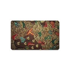 Art Traditional Flower  Batik Pattern Magnet (name Card) by BangZart