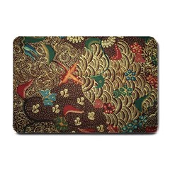 Art Traditional Flower  Batik Pattern Small Doormat  by BangZart