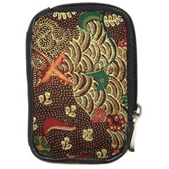 Art Traditional Flower  Batik Pattern Compact Camera Cases by BangZart