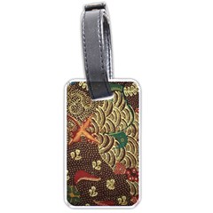 Art Traditional Flower  Batik Pattern Luggage Tags (one Side)  by BangZart