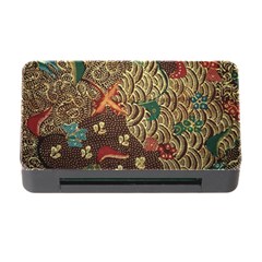 Art Traditional Flower  Batik Pattern Memory Card Reader With Cf