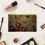 Art Traditional Flower  Batik Pattern Cosmetic Bag (XS) Front