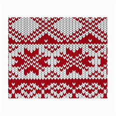 Crimson Knitting Pattern Background Vector Small Glasses Cloth by BangZart