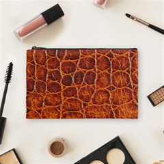 Crocodile Skin Texture Cosmetic Bag (medium)  by BangZart