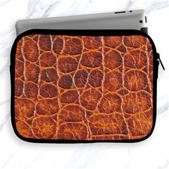 Crocodile Skin Texture Apple Ipad 2/3/4 Zipper Cases by BangZart